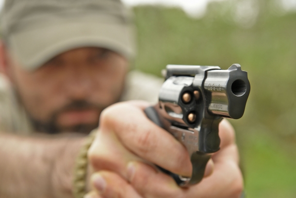 The Taurus 85 Defender revolver is a classic, extremely compact snubnose design