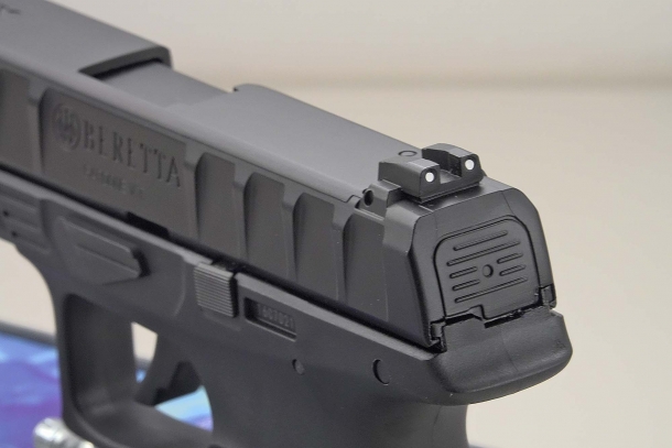 The rear sights