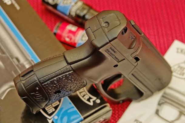 The Walther PDP features a grip safety against accidental discharges