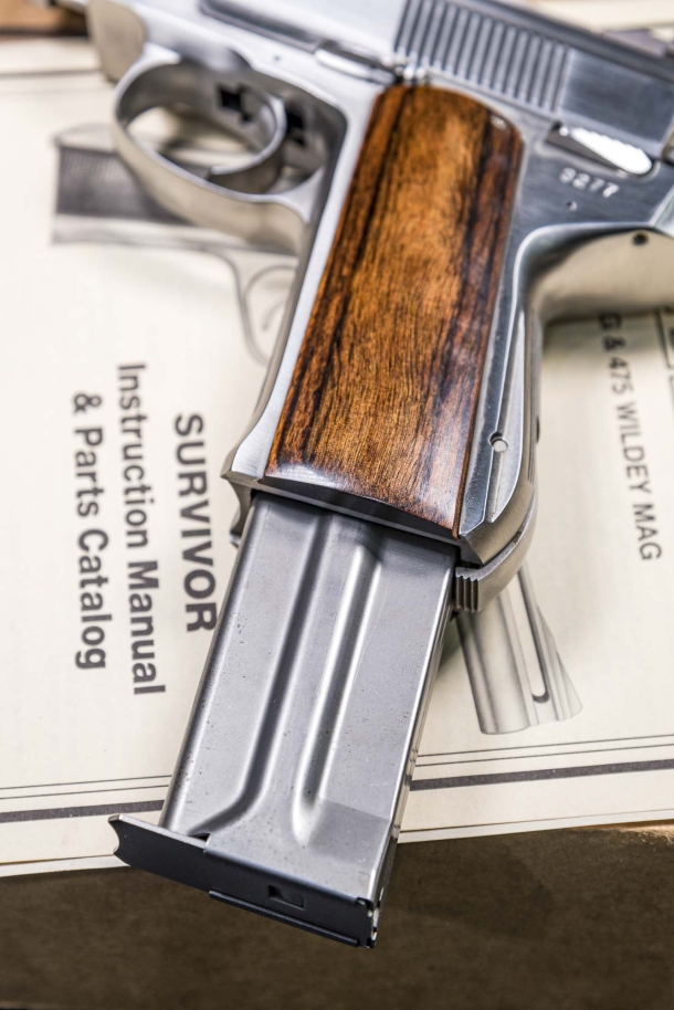 Wildey Survivor pistol: the first, the great, the original Wildey Survivor pistol: the first, the great, the original