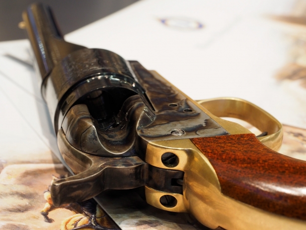 Uberti 1862 Police Conversion, rear view