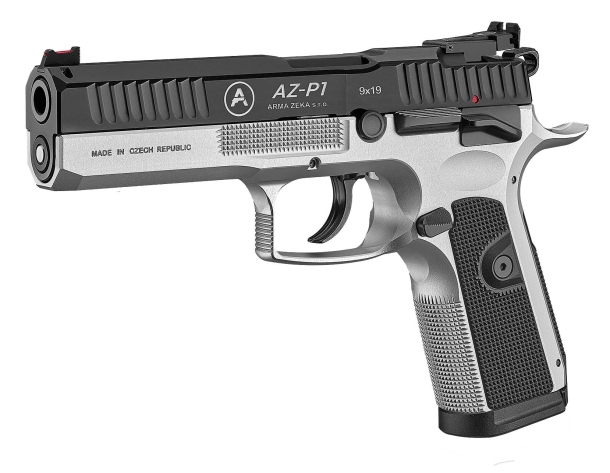 Arma Zeka AZ-P1, le nuove pistole da tiro dinamico di Erredi Trading Pistola Arma Zeka AZ-P1 calibro 9mm Parabellum, modello base