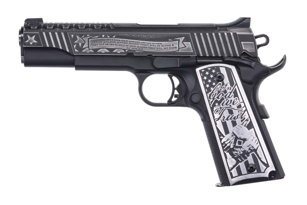 Auto-Ordnance United We Stand 1911 pistol: a new custom edition from the Kahr Firearms Group! United We Stand 1911 pistol – left side