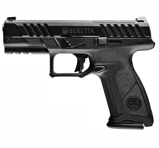 Beretta APX A1 Full Size: the Italian striker-fired service pistol, renewed Beretta APX A1 Full Size 9mm Luger pistol – left side