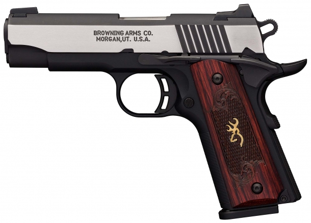 Browning 1911-380 Black Label new pistols for 2017 The Browning Black Label 1911-380 Medallion Pro compact pistol
