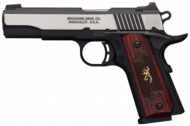 Browning 1911-380 Black Label new pistols for 2017 The Browning Black Label 1911-380 Medallion Pro full-size pistol