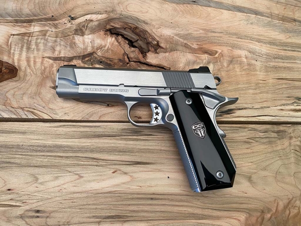 Cabot Guns Serenity MAX and Gentleman's Carry pistols, new for 2025 Cabot Guns Gentleman's Carry pistol – stainless version, left side