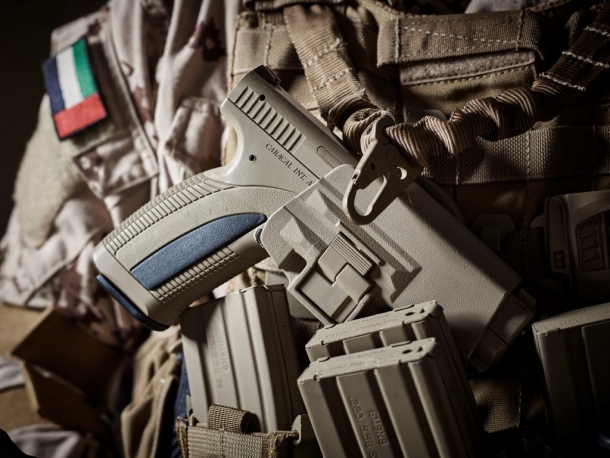 Caracal upgraded Model F replacement pistols are available Upgraded versions of the Caracal F pistol will be sent prioritarily to those customers affected by the product recall in 2013
