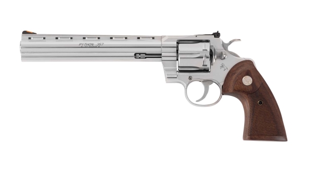 Colt's new revolvers and rifles for 2024 Colt Python 8" double-action revolver – left side