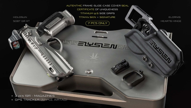 Créapeiron Elysien pistol, a work of art Créapeiron Elysien pistol, "Genesis" edition
