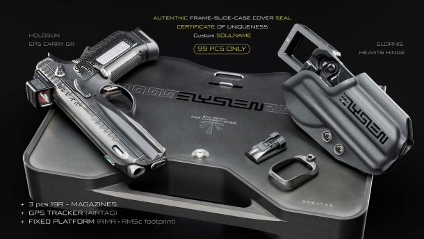 Créapeiron Elysien pistol, a work of art Créapeiron Elysien pistol, "Soul" edition