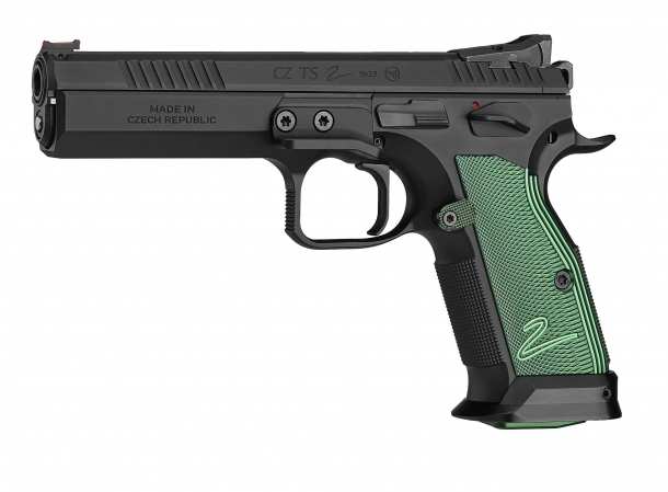 Pistola CZ TS2: nuova generazione per la Divisione Standard CZ TS2 Racing Green