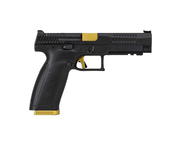 CZ P-10F Competition-Ready: a new striker-fired pistol, ready for practical shooting! CZ P-10F Competition-Ready 9mm semi-automatic pistol – right side