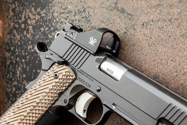Dan Wesson Specialist Optics-Ready pistol: custom-quality convenience in a tactical 1911 Dan Wesson Specialist Optics-Ready pistol: custom-quality convenience in a tactical 1911
