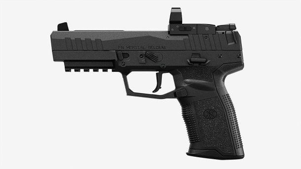FN Five-seveN Mk3 MRD: la nuova generazione di pistole tattiche Pistola semi-automatica FN Five-seveN Mk3 MRD calibro 5.7x28mm – lato sinistro