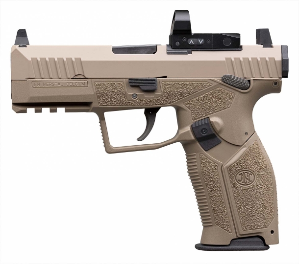 FN HiPer: a new generation of service pistols FN HiPer 9mm Luger semi-automatic pistol, MRD variant – left side
