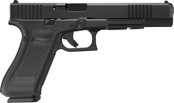 Glock 17L Gen5 MOS: la nuova pistola da competizione Pistola semi-automatica Glock 17L Gen5 MOS calibro 9x19mm Parabellum – lato destro