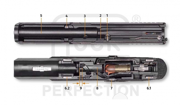 Glock 46: arriva un'austriaca rototraslante? Alcuni dettagli del sistema di chiusura della nuova Glock 46