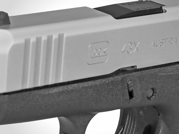 New Glock G43X and G48 slimline pistols with silver slides New Glock G43X and G48 slimline pistols with silver slides