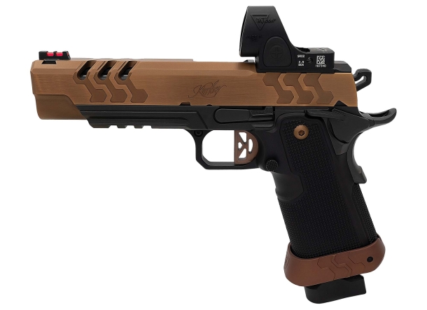 Kimber 2K11: the new factory custom 1911 pistol Kimber 2K11 semi-automatic pistol – Target model, left side
