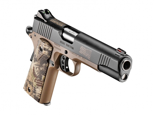 Kimber Aegis Elite Pro and Hero Custom 1911 pistols Kimber Hero Custom 1911