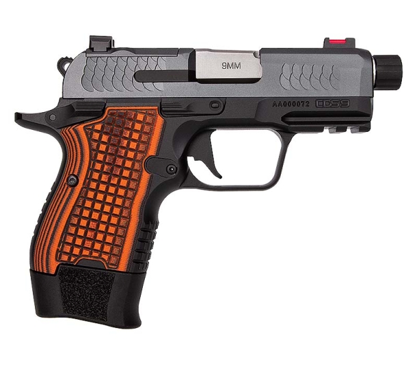 Kimber CDS9, a new micro-compact 1911 pistol Kimber CDS9 (OR)(RL) (TFS) 9mm Luger pistol – right side