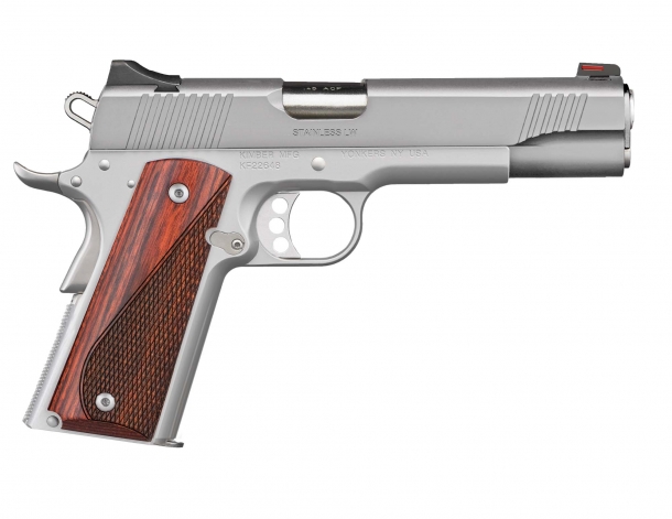 Pistole Kimber 1911 Lightweight, novità per il 2021 Pistola Kimber Stainless LW calibro .45 ACP, lato destro