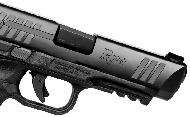 Remington RP9: the new polymer pistol from the "Big Green R" The Remington RP9 pistol is balanced for reduction in recoil and muzzle climb