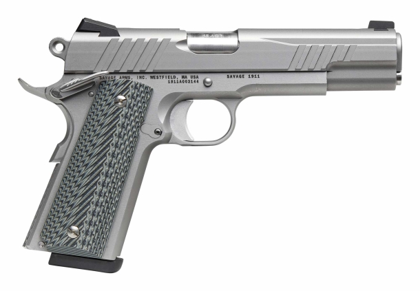 Savage Arms introduces new 1911 Government-style pistols series Savage Arms 1911 pistol, Stainless version