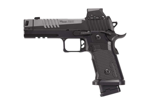 SIG Sauer P211-GTO, a new generation 2011 pistol SIG Sauer P211-GTO 9mm Luger semi-automatic pistol – left side