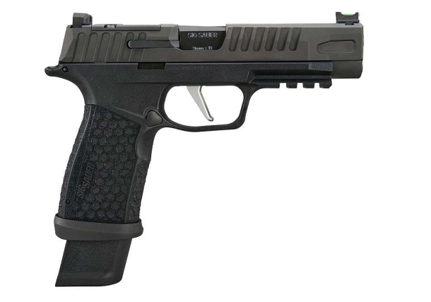New SIG Sauer P365-FUSE semi-automatic pistol SIG Sauer P365-FUSE 9mm Luger semi-automatic pistol – right side