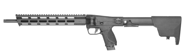 New Smith & Wesson M&P 22X pistol and FPC 22LR carbine Smith & Wesson M&P FPC 22LR .22 Long Rifle semi-automatic carbine – left side