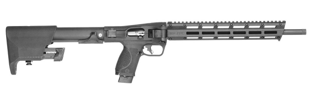 New Smith & Wesson M&P 22X pistol and FPC 22LR carbine Smith & Wesson M&P FPC 22LR .22 Long Rifle semi-automatic carbine – right side