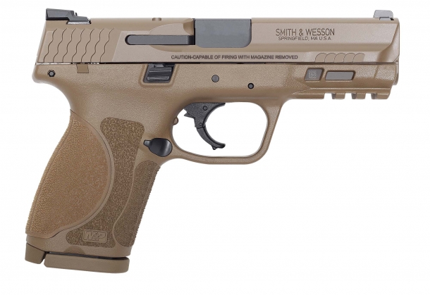 New Smith & Wesson M&P M2.0 Compact pistol "Flat Dark Earth" Smith & Wesson M&P M2.0 Compact Flat Dark Earth pistol