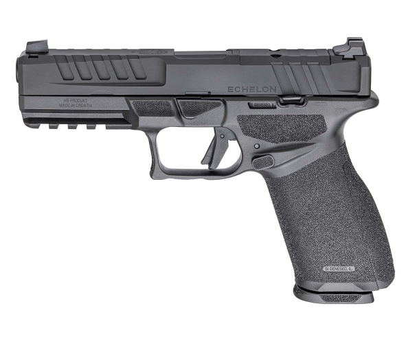 Springfield Armory Echelon pistol, with modular chassis Springfield Armory Echelon 9mm Luger semi-automatic pistol – left side