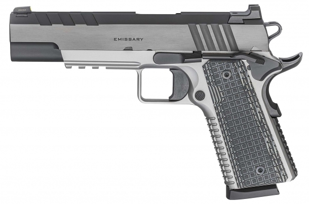 Springfield Armory Emissary 1911 .45 ACP pistol – Left side