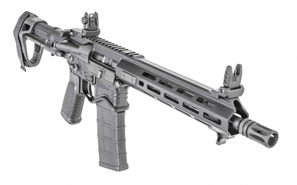Springfield Armory introduces the SAINT Edge Pistol The carbine-length gas system is protected by a free-float, M-LOK aluminum handguard