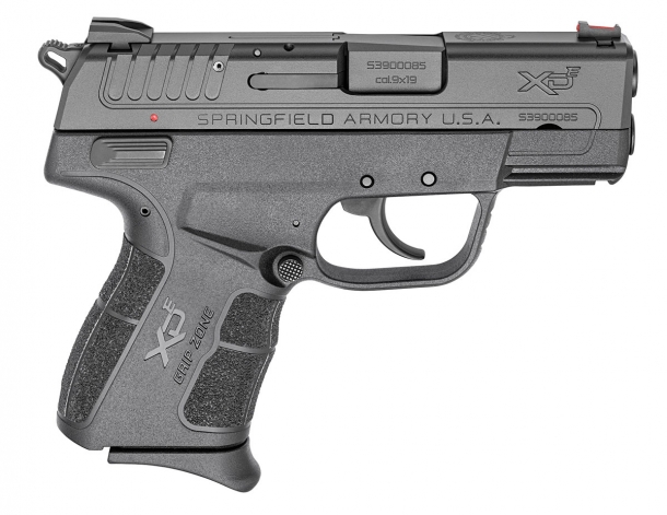 Springfield Armory XD-E: il ritorno del... cane! Lato destro della Springfield XD-E