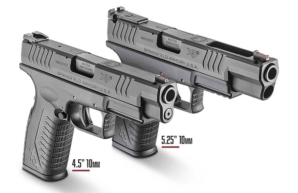 Le pistole Springfield Armory XD(M) ora anche in calibro 10mm Auto Le pistole Springfield Armory XD(M) ora anche in calibro 10mm Auto
