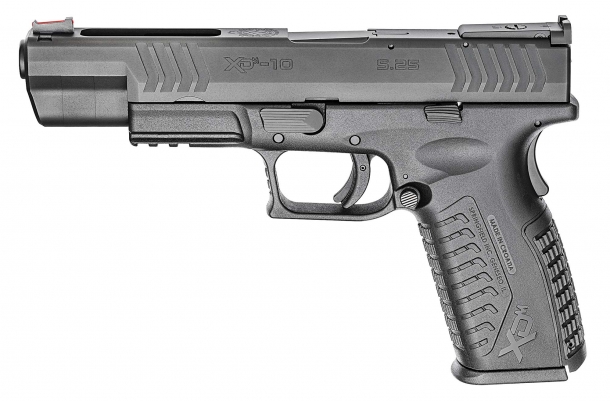 Le pistole Springfield Armory XD(M) ora anche in calibro 10mm Auto La Springfield Armory XD(M) 5.25 vista dal lato sinistro