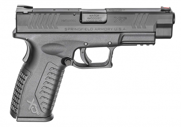 Le pistole Springfield Armory XD(M) ora anche in calibro 10mm Auto Il lato destro della stessa pistola