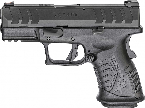 Springfield Armory XD-M Elite 3.8" Compact 9mm concealed carry handgun Springfield Armory XD-M Elite 3.8 Compact 9mm semi-automatic pistol – left side