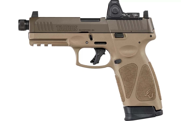 Taurus G3 Tactical: a new budget 9mm defensive pistol New Taurus G3 Tactical 9mm Luger semi-automatic pistol – left side, with optics