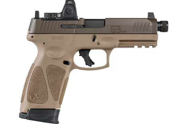 Taurus G3 Tactical: a new budget 9mm defensive pistol New Taurus G3 Tactical 9mm Luger semi-automatic pistol – right side, with optics