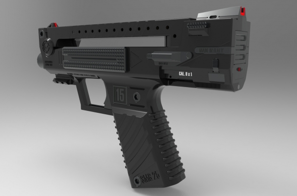 Projects: SMG 15 and SMG 25 bullpup pistols The size of the SMG 15 and SMG 25 should be about the same of a classic full-size pistol, for convenient and comfortable carry