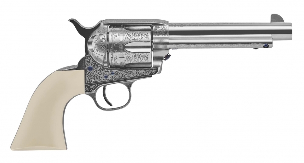 Uberti Hardin e Teddy: i nuovi revolver della linea "Outlaws & Lawmen" Il revolver Uberti Teddy revolver, replica Colt 1873 Single Action Cattleman New Model
