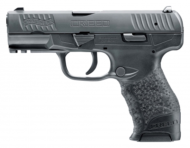 Walther CREED, la nuova pistola semi-automatica da difesa tedesca Lato sinistro della Walther Creed