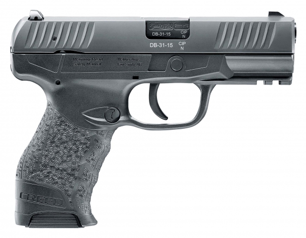 Walther CREED, la nuova pistola semi-automatica da difesa tedesca Lato destro della Walther Creed