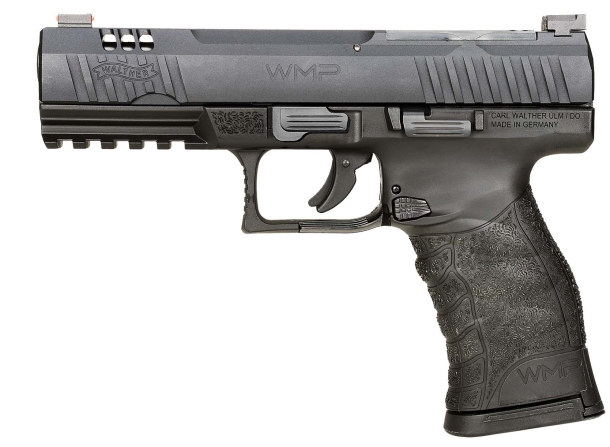 Walther introduces the WMP pistol in .22 Winchester Magnum Rimfire Walther WMP .22 WMR pistol – left side