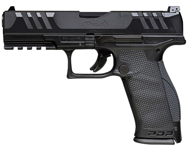 Walther PDP pistol series expands for all common red dot sights Walther PDP 9mm Luger pistol – 4.5" barrel model on full-size frame